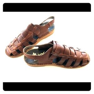 Rieker Fisherman Style Sandals, Size 8